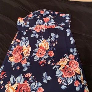 Long floral skirt